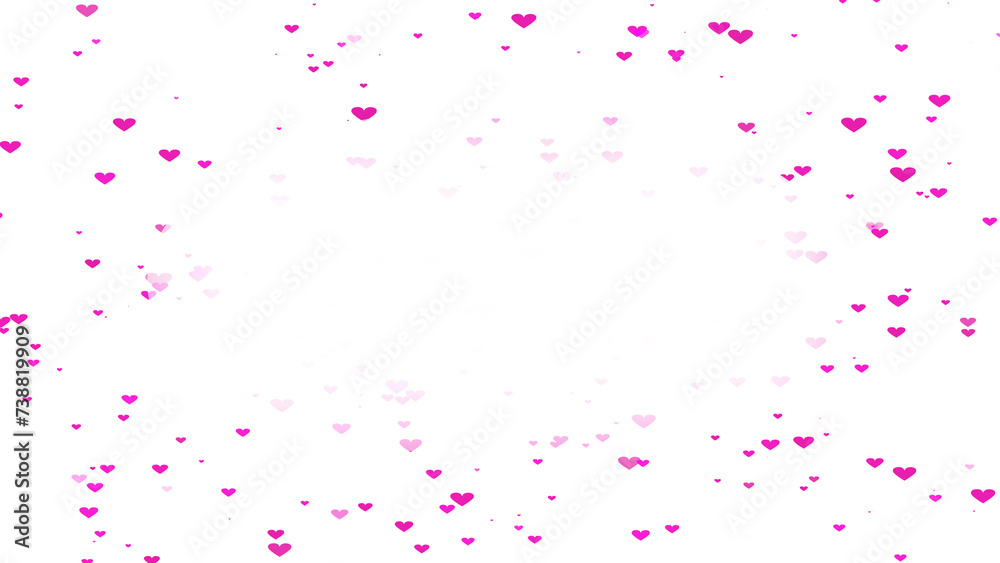 Romantic concept frame material (transparent background) with pink hearts spread around. PNG with alpha channel. Valentine's Day greeting card concept. mother's day commemorative design Romantic concept frame material (transparent background) with pink hearts spread around. PNG with alpha channel. Valentine's Day greeting card concept. mother's day commemorative design