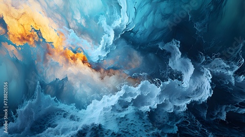 abstract background with fluid