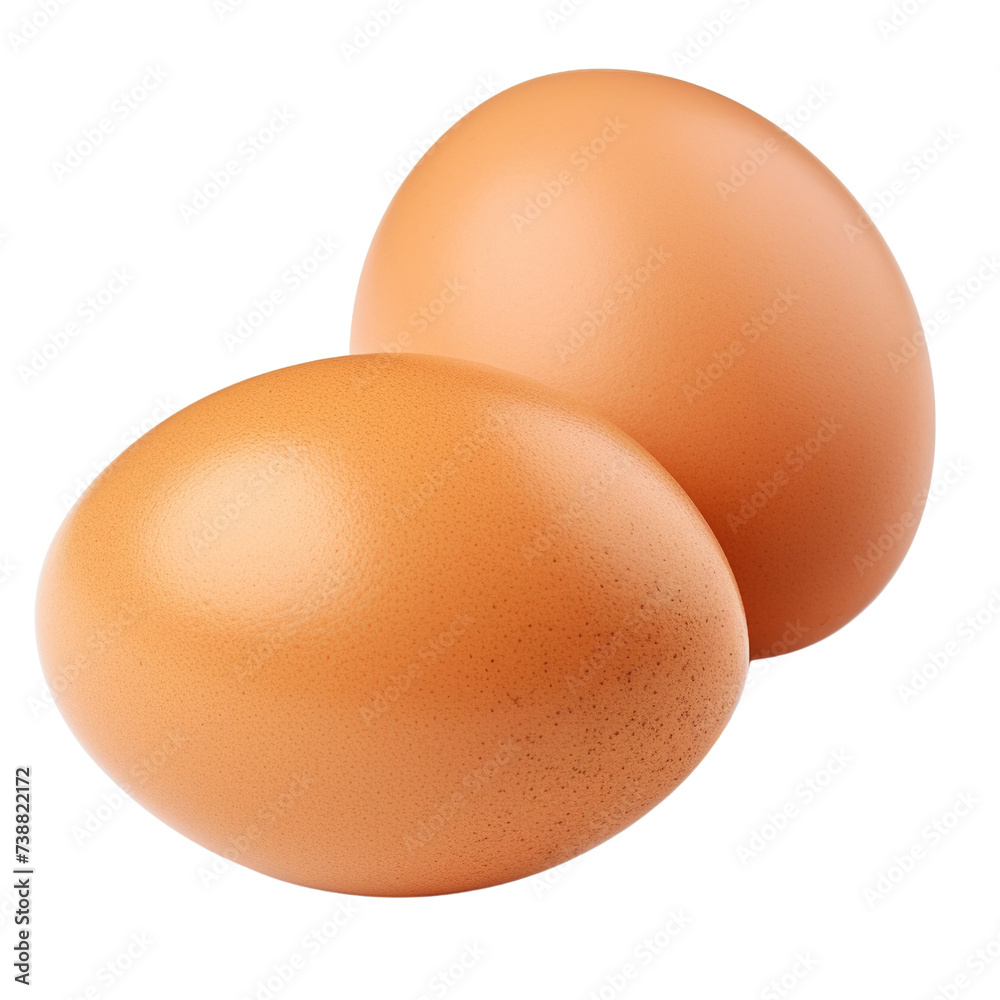 Chicken eggs isolated on white or transparent background Chicken eggs isolated on white or transparent background