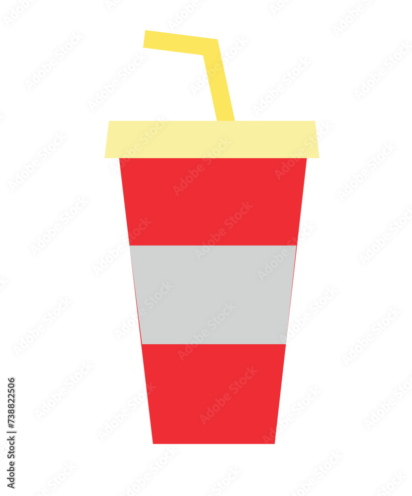 Paper cup beverage hand drawing vector illustration Stock Vector ...