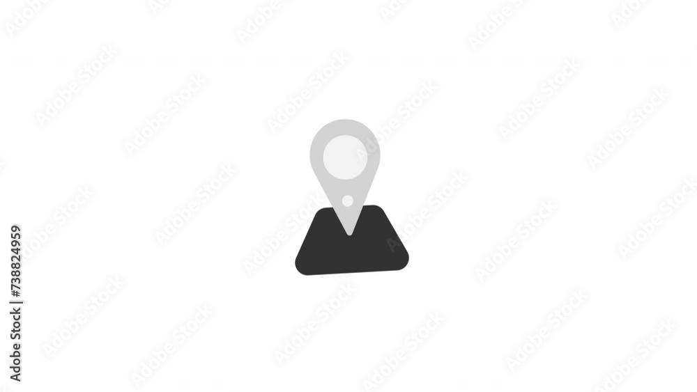 black pin location icon black pin location icon