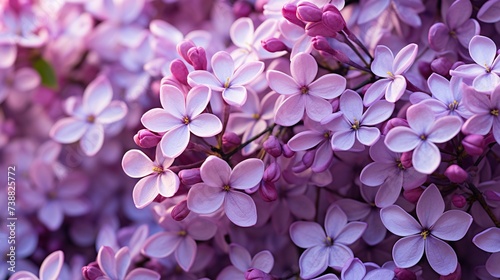 a close up of purple flowers photo