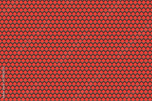 illustration of the red square pattern on black background.