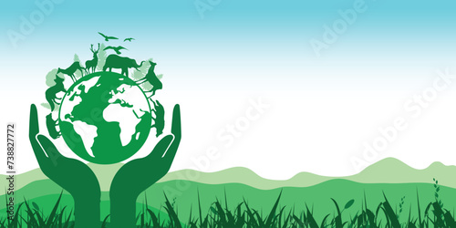 World Wildlife Day is about forest animals and the life cycle of forest animals. World Wildlife by Animals on Earth, Wildlife Concepts