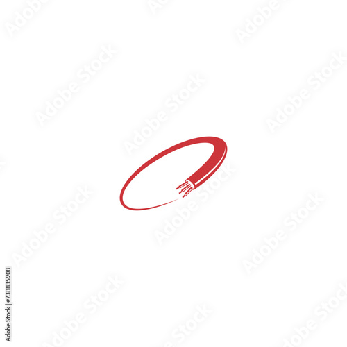 Letter O Cable Vector