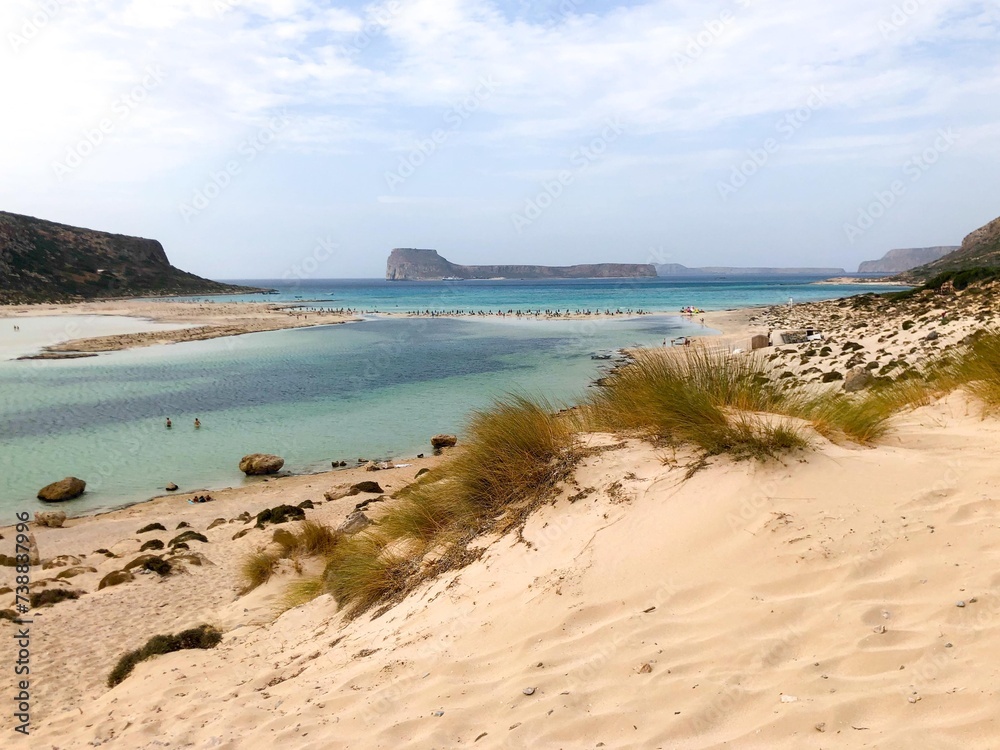 Obraz premium Wanderung zum Balos Beach