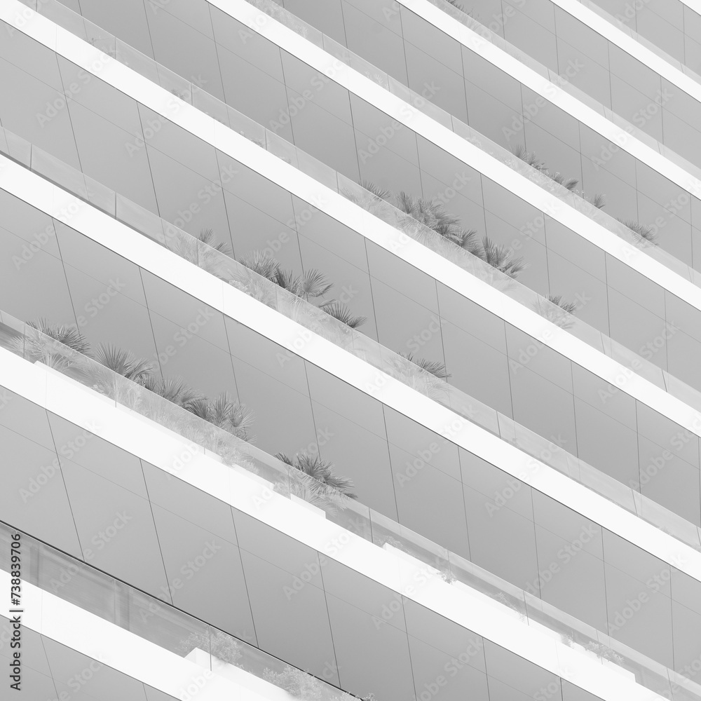 Obraz premium Modern building architecture abstract background