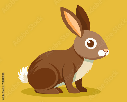 rabbit bunny coney cony hare lagomorph lapin animal pet vector illustration cartoon pretty cute perfect beautiful amazing
