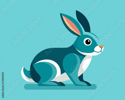 rabbit bunny coney cony hare lagomorph lapin animal pet vector illustration cartoon pretty cute perfect beautiful amazing