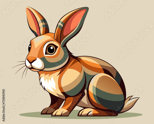 rabbit bunny coney cony hare lagomorph lapin animal pet vector illustration cartoon pretty cute perfect beautiful amazing