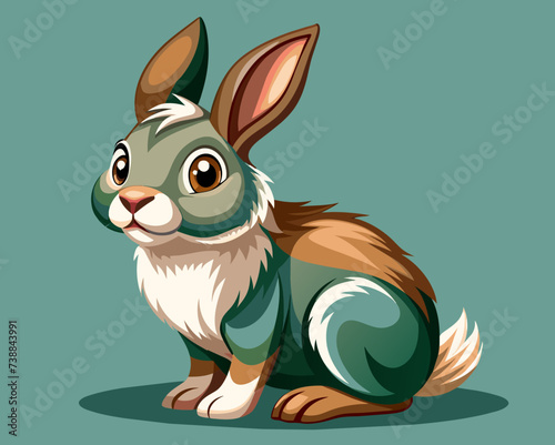 rabbit bunny coney cony hare lagomorph lapin animal pet vector illustration cartoon pretty cute perfect beautiful amazing