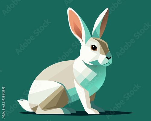 rabbit bunny coney cony hare lagomorph lapin animal pet vector illustration cartoon pretty cute perfect beautiful amazing