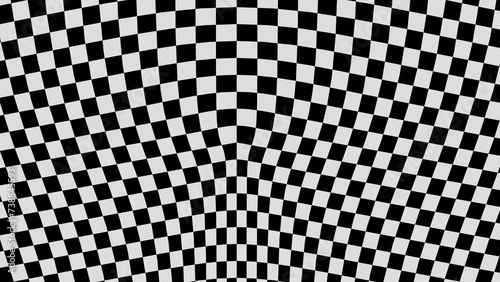 Abstract Black and White Geometric Pattern with Squares.Checkered pattern. Geometric background. Abstract wallpaper of the surface. Print for polygraphy, posters and textiles.background in UHD format 