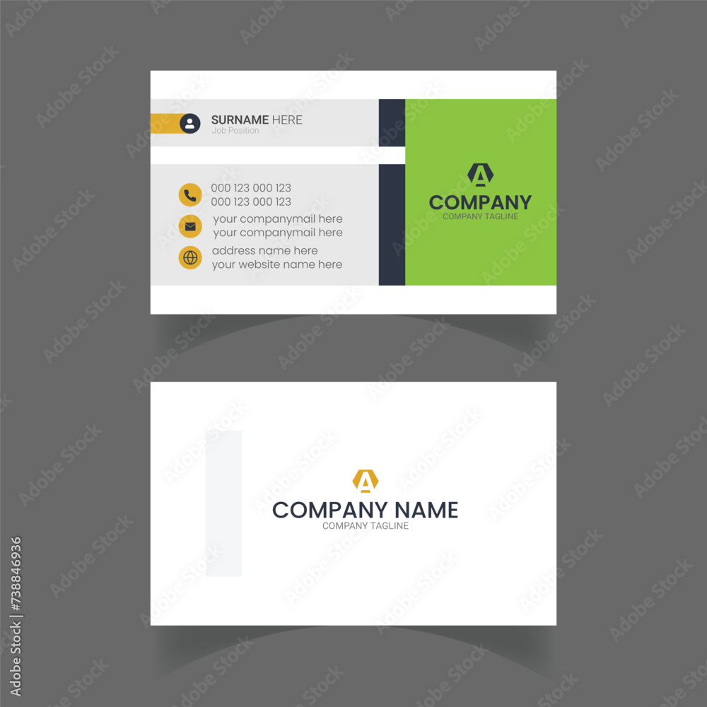 Corporate and creative business card design for personal and company Corporate and creative business card design for personal and company