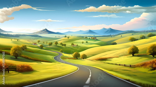 A wide open road that captures the feeling of endless possibilities midway through a road trip