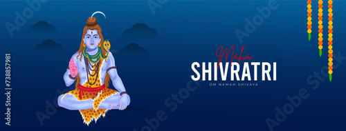 Happy Maha Shivratri | Maha Shivaratri Wishes | Happy Maha Shivratri Social Media Post | Shivratri Web Banner, Story, Print © Mete-X