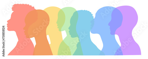 girl silhouette, girl profile, bald girl, international girls, feminism