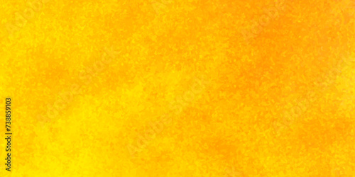 Solid Sun Lemon Summer background with orange grunge texture, Banner orange texture with brush strokes, Summery and warm vector illustration in bright orange tones. © FLOATING HEART