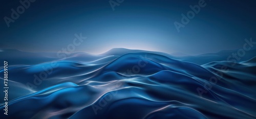 a dark blue gradient effect wallpaper, in the style of precisionist lines photo