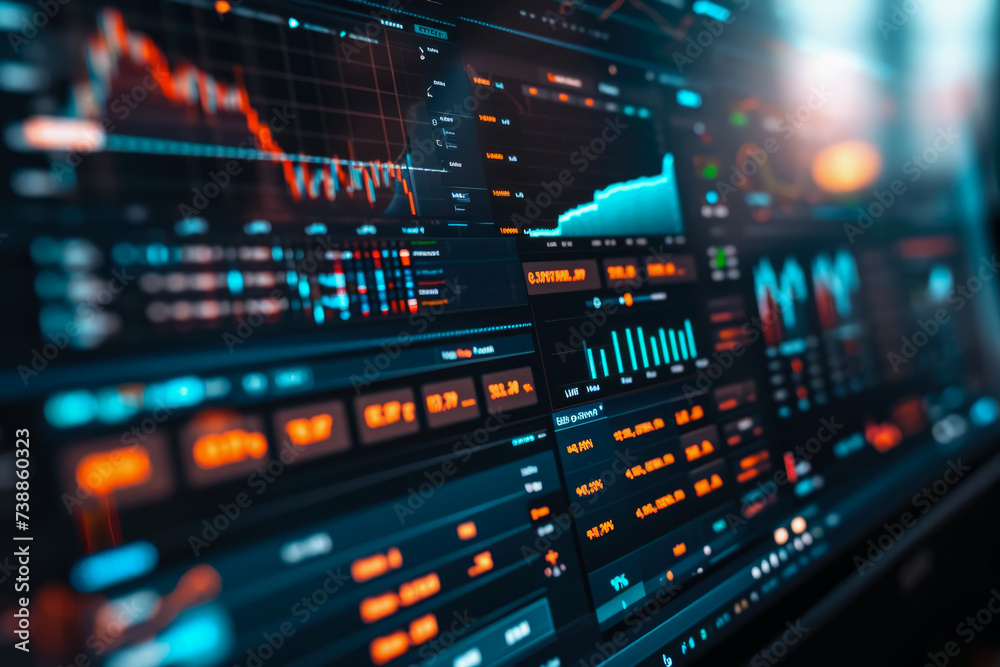 close-up of a computer screen showing a cryptocurrency trading platform close-up of a computer screen showing a cryptocurrency trading platform