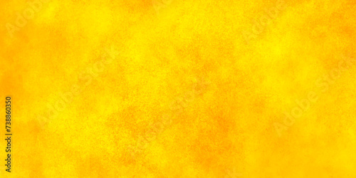 Solid Sun Lemon Summer background with orange grunge texture, Banner orange texture with brush strokes, Summery and warm vector illustration in bright orange tones.
