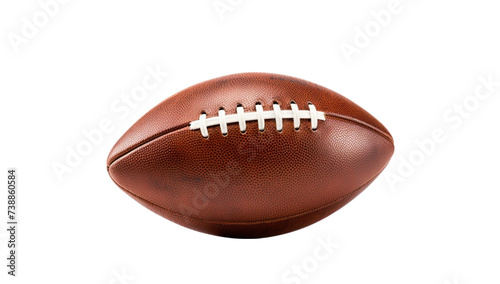 American football isolated on transparent background