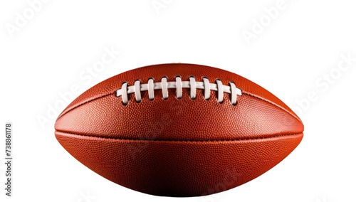 American football isolated on transparent background