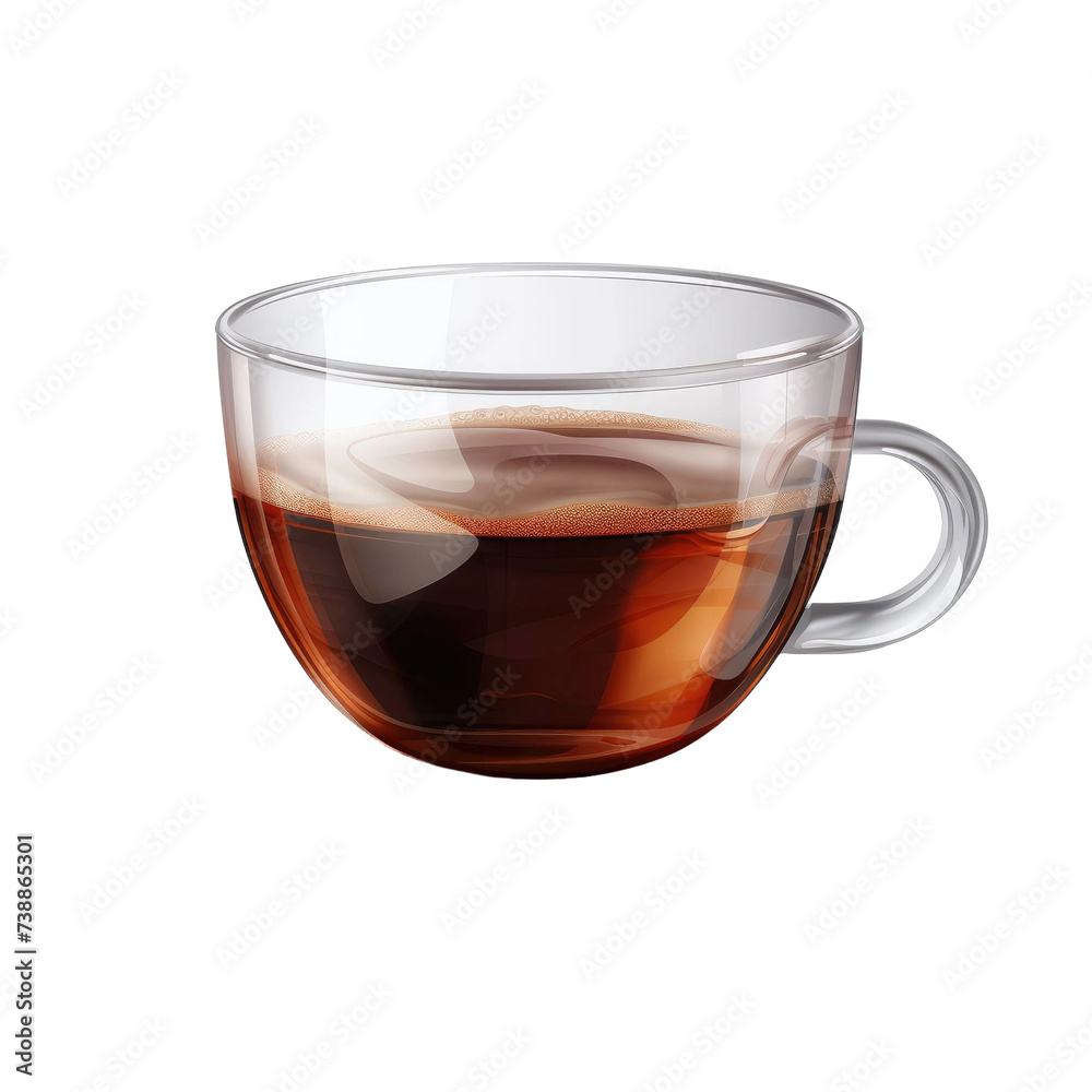 Coffee cup isolated on transparent a white background Coffee cup isolated on transparent a white background