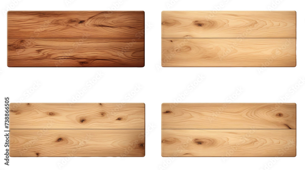 Isolated 2x4 wood boards isolated on transparent a white background