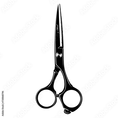 Silhouette shaving scissors black color only