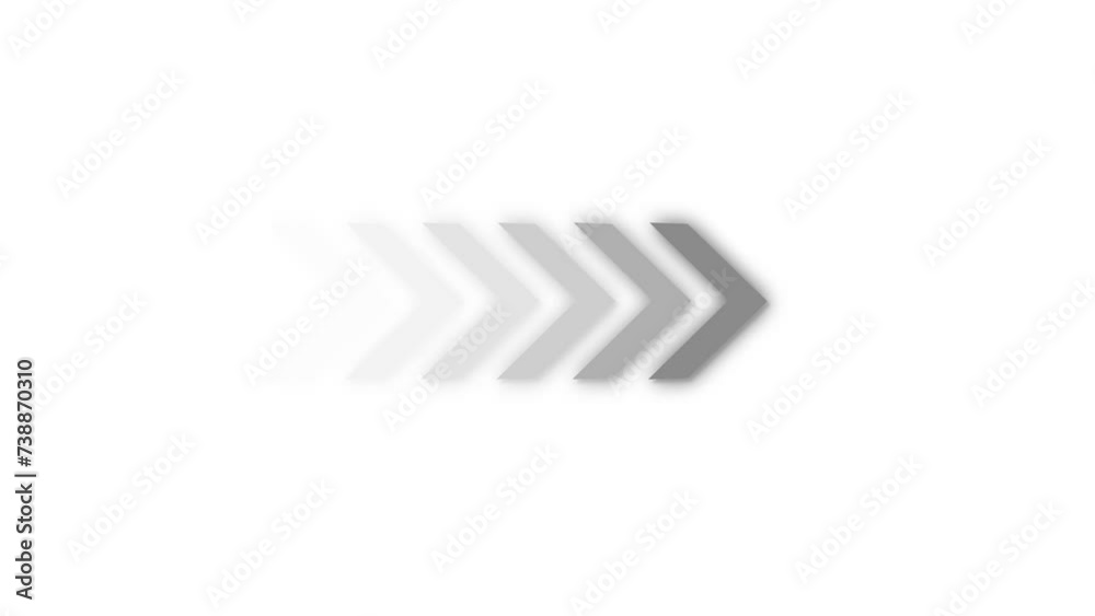 Abstract glowing arrow loading animation background. Abstract glowing arrow loading animation background.