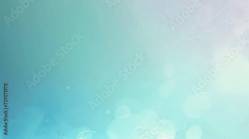 Cyan color gradient background. PowerPoint and Business background
