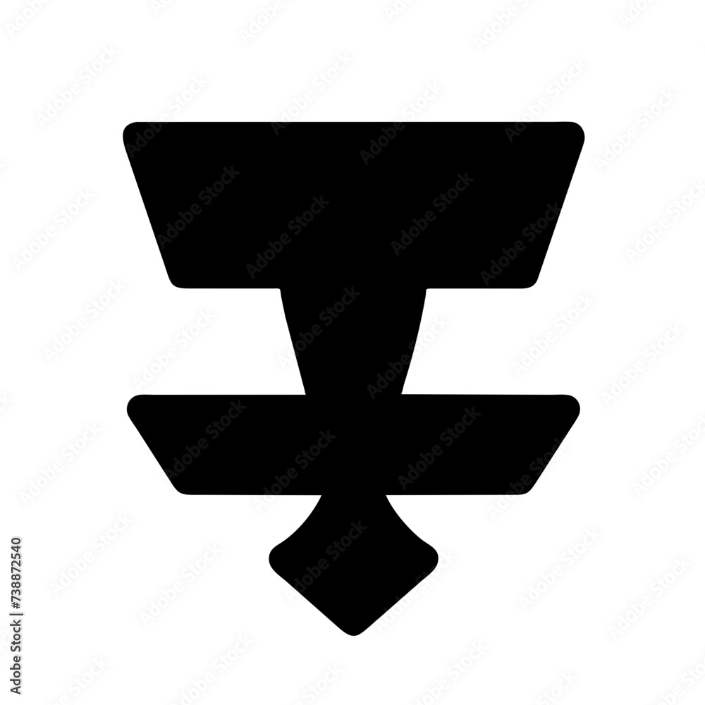 Fototapeta premium Fleur de lis set, Fleur-de-lis. Silhouettes of lily flowers. 