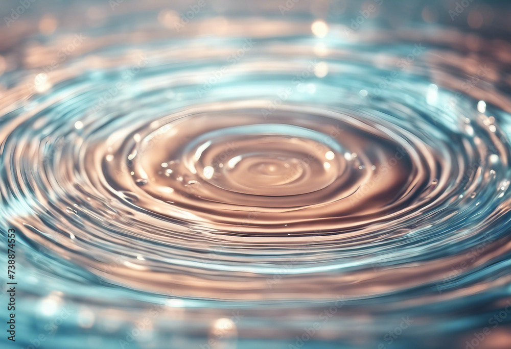 Water liquid banner with concentric circles and ripples Water liquid banner with concentric circles and ripples