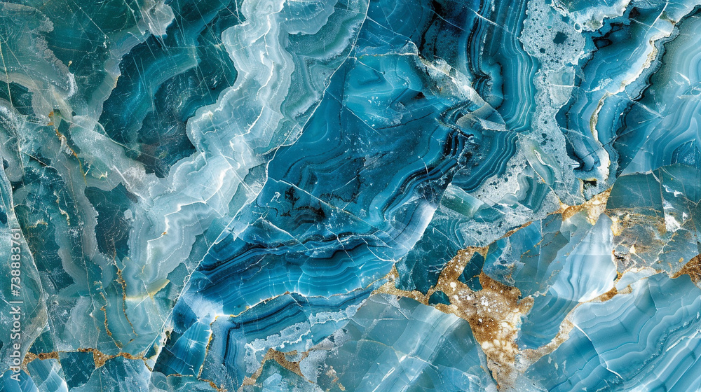 Azure color marble background