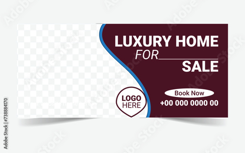 Professional Business Creative Real Estate Billboard Signboard Design Template For House Buy Sale