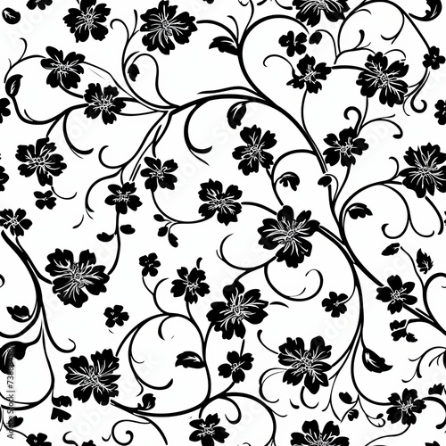 Beautiful Floral Pattern Seamless