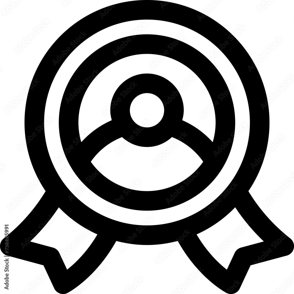 award user icon. vector line icon for your website, mobile, presentation, and logo design. award user icon. vector line icon for your website, mobile, presentation, and logo design.