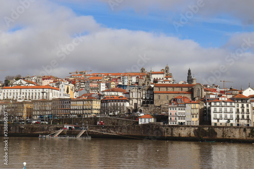 VIEW OVER THE OLD TOWN OF PORTO, PORTUGAL 