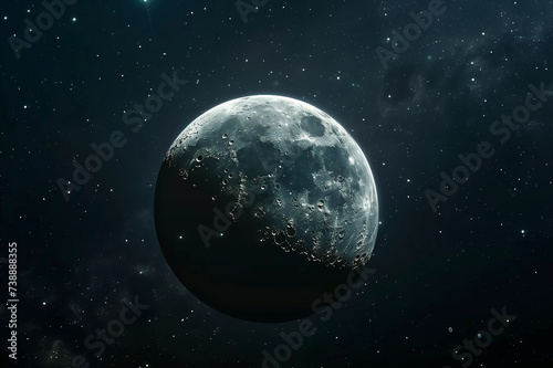 Moon in space © andrew_shots