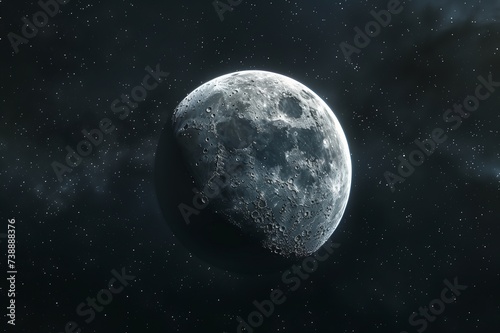Moon in space