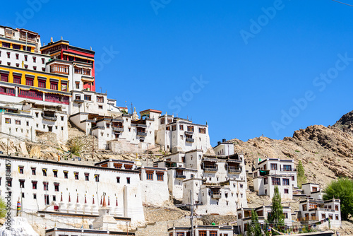 views of leh ladakh city, india © jon_chica