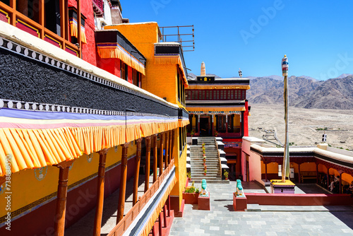 views of leh ladakh city, india