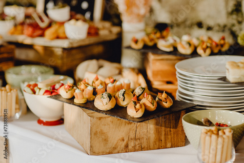 Foto Buffet apéritif très gourmand