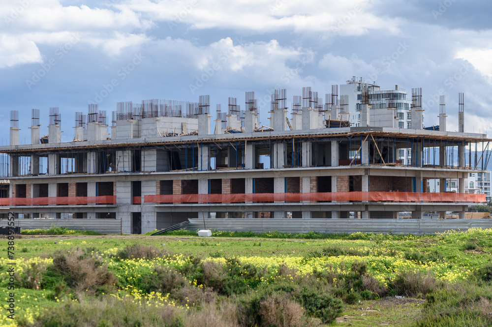 construction of a residential building in Cyprus near the sea 3