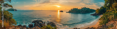 Idyllic landscape of beaches and coasts of Thailand. Islands and sea of Phuket © Alexander