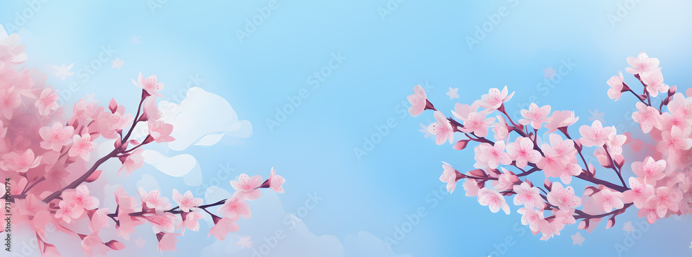 Obraz premium An enchanting field of delicate red flowers blooms against a soft