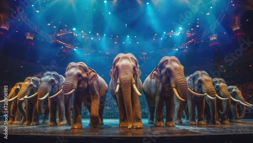 elephant circus photo