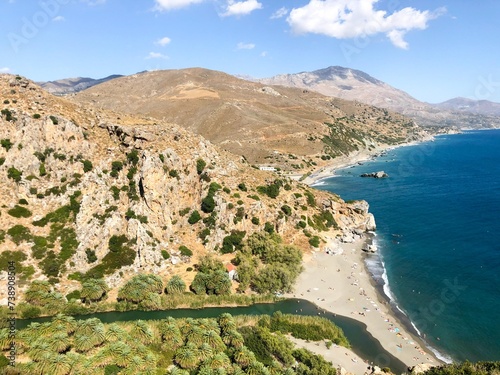 Palmenstrand von Preveli auf Kreta