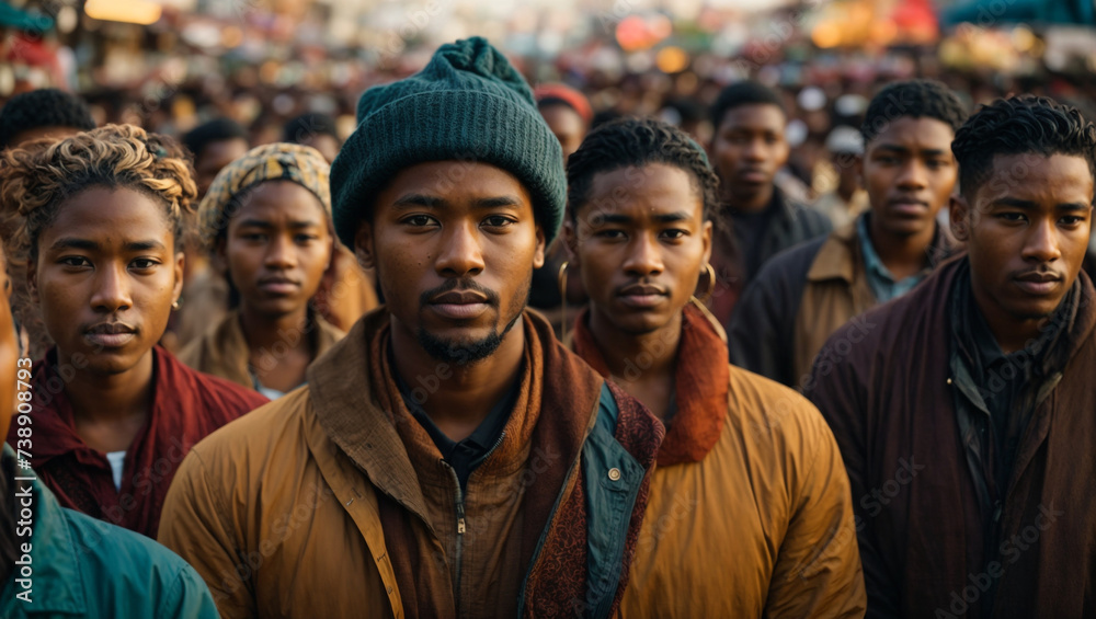 Diverse Crowd or A Community of Different People - AI Generated